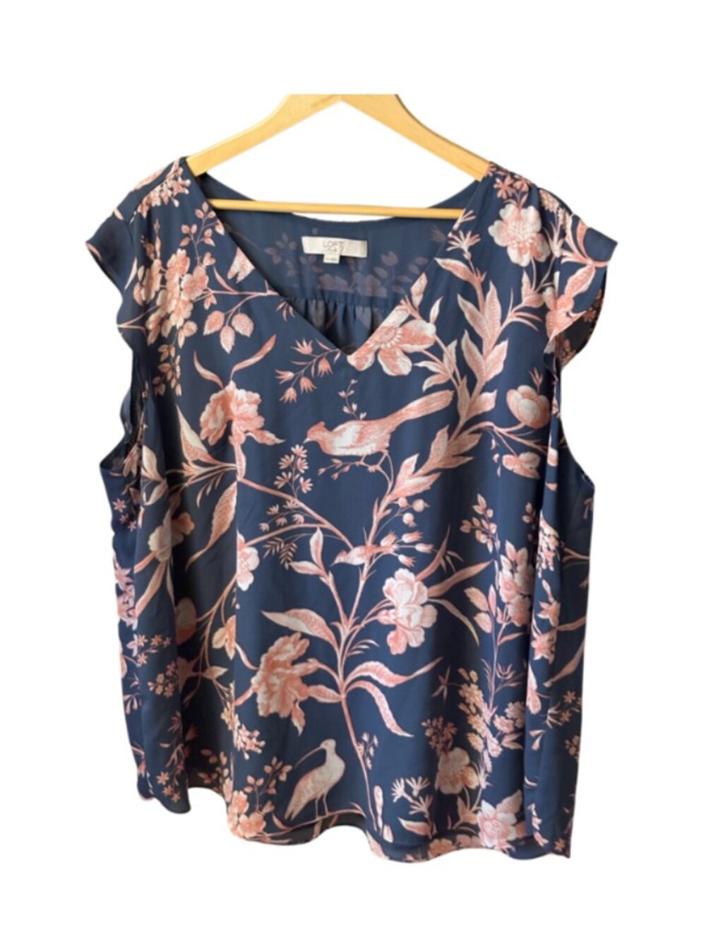 LOFT Plus | Sleeveless Blouse | Floral Print | Size 22